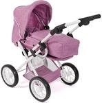 Bayer Chic 2000 Kombi-Puppenwagen "LENI", Jeans Pink