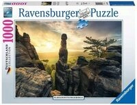 RAVENSBURGER 17093 Erwachsenenpuzzle Erleuchtung Elbsandsteingebirge Deutschland