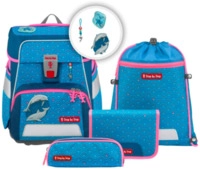 Step by Step 213202 SPACE Schulranzen-Set "Dolphin Pippa", 5-teilig