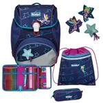 Scout Schulranzen-Set Alpha Blue Star, 4-teilig