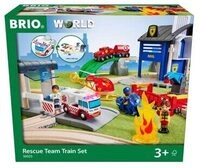 BRIO 63602500 Polizei und Feuerwehr Set Deluxe