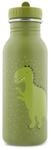 trixie Trinkflasche 500 ml Mr. Dino gr&uuml;n 20 x 6,5 cm Edelstahl