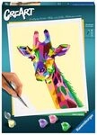RAVENSBURGER 28993 Malen nach Zahlen Funky Giraffe