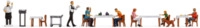NOCH 16246 H0 Figuren-Themenwelt "Restaurant"