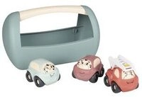 SMOBY 7600140204 Little SMOBY Mini-Flitzer 3er-Set mit Box