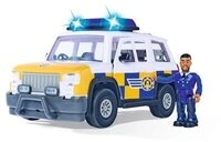 SIMBA 109252578 Sam Polizeiauto 4x4 mit Figur