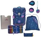DerDieDas Schulranzen-Set Ergoflex Easy Deep Ocean, 5-teilig