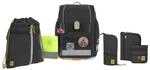 L&auml;ssig Schulranzen Set Boxy Unique Black, 7-teilig