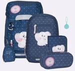 Beckmann Schulrucksack-Set Classic "Pet Friends blue" 7-teilig