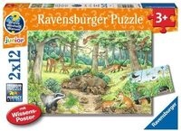 RAVENSBURGER 05673 Kinderpuzzle Wieso? Weshalb? Warum? Tiere im Wald und auf der