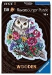 RAVENSBURGER 17511 Kontur-Holzpuzzle 150 Teile Geheimnisvolle Eule