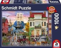 SCHMIDT 58989 Puzzle 1000 Teile Schiff im Hafen