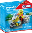 PLAYMOBIL&reg; 71205 Notarzt-Motorrad mit Blinklicht
