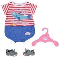 ZAPF 834268 BABY born&reg; Bath Pyjamas & Clogsblau 43 cm