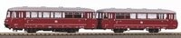 PIKO 52890 H0 Dieseltriebwagen VT 2.09 Panorama + VB, DR, Ep. III
