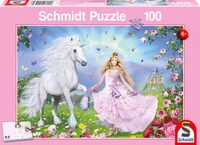 SCHMIDT SPIELE 55565 Prinzessin der Einh&ouml;rner, 100 Teile