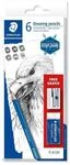 STAEDTLER&reg; Mars&reg; Lumograph&reg; 100 Zeichenbleistift, Kartonetui mit 6