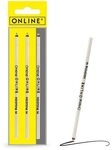 ONLINE 40012/3 Messing Minimine M schwarz 3 St&uuml;ck
