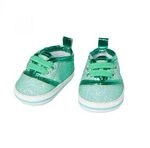 HELESS 149 Puppen-Glitzer-Sneakers, mint, Gr&ouml;&szlig;e 38-45 cm
