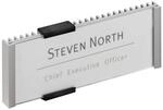 Durable 480023 T&uuml;rschild Info Sign, 149 x 52,5 mm, metallic silber