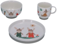 STERNTALER 6982207 Porzellan-Geschirr-Set Emmis Garden 3-teilig