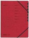 Herlitz Ordnungsmappe 1-7 rot Pappe