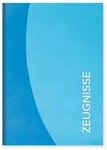 Roth Zeugnismappe / A4 / wattiertes Cover / mit 12 H&uuml;llen / Farbe: blau