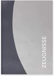 Roth Zeugnismappe / A4 / wattiertes Cover / mit 12 H&uuml;llen / Farbe: grau