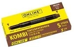ONLINE 17057/12 Kombipatrone Braun, 5 St&uuml;ck