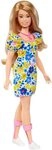 MATTEL HJT05 Barbie Fashionistas Puppemit Down-Syndrom im Bl&uuml;mchenkleid