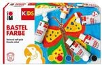 Marabu KiDS Bastelfarbe, 6er-Sortierung