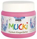 C.KREUL 23120 MUCKI Funkel-Fingerfarbe Feenstaub-Rosa 150 ml
