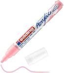 edding 5100 Acrylmarker medium - rosa - 1 Acrylstift wasserfest - mittlere Rundspitze