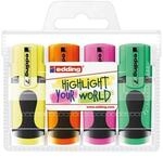edding 7 Mini highlighter, 1-3mm, 4 St&uuml;ck