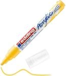 edding 5100 Acrylmarker medium - gelb - 1 Acrylstift wasserfest - mittlere Rundspitze