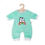 HELESS 1181 Flauschiger Puppen-Strampler Pinguin P&uuml;nktchen, Gr&ouml;&szlig;e 28-35 cm