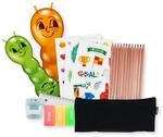 Stylex Schult&uuml;te gef&uuml;llt 50 cm, 6-eckig, 1 St&uuml;ck , sortiert