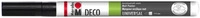 Marabu 12231073 Marabu Deco Painter Schwarz 073, 1-2 mm