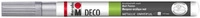 Marabu 12231082 Marabu Deco Painter Silber 082, 1-2 mm
