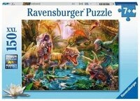RAVENSBURGER 13348 Kinderpuzzle 150 XXL Teile Versammlung der Dinosaurier