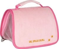 DIE SPIEGELBURG 18300 Reisetasche f&uuml;r Pl&uuml;schtiere, rosa - Lustige Tierparade