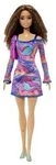 MATTEL HJT03 Barbie Fashionistas Puppe mit gekrepptem Haar und Sommersprossen