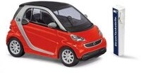BUSCH 46226 H0 / 1:87 Smart Fortwo Coupe Electric drive Rot
