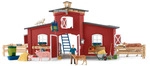 SCHLEICH 42606 Farm World Gro&szlig;e Farm mit Tieren und Zubeh&ouml;r