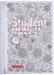BRUNNEN 1067428 Collegeblock Premium Student &bdquo;Floral&ldquo; ZENart A4 kariert, mit
