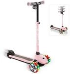 Authentic Sports Globber One K E-Motion 4 PLUS pastellrosa, mit Leuchtrollen