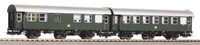 PIKO 58242 H0 2er Set Umbauwagen B3yg + BD3yg, DB, Ep. III