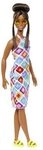 Barbie Fashionistas-Puppe mit Dutt und geh&auml;keltem Neckholderkleid