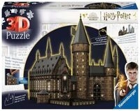 RAVENSBURGER 11550 3D PuzzleBauwerke 540 Teile Hogwarts Schloss Die Gro&szlig;e Halle