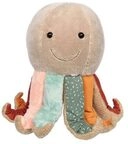 SIGIKID 43232 SWEETIES Kuscheltier Octopus, Patchwork Sweety